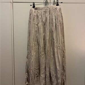 OAK + FORT Elegant Cream Maxi Skirt